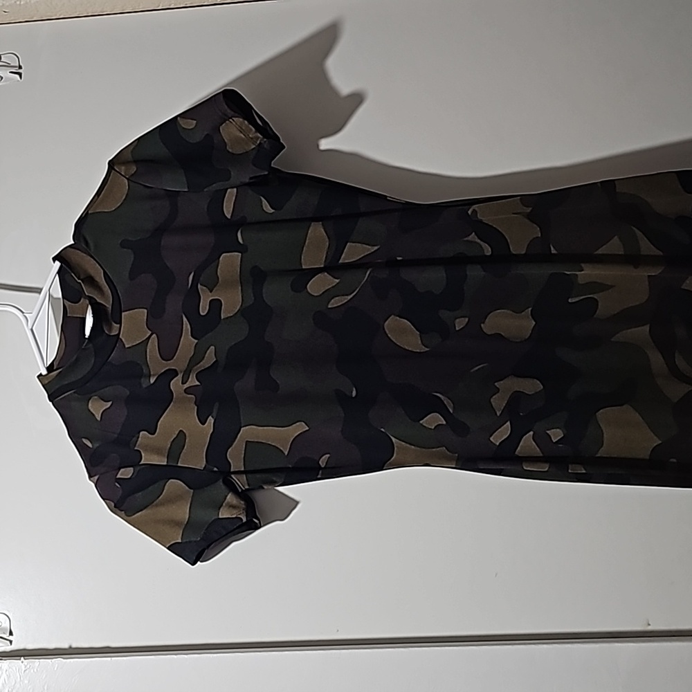 Green Camouflage Dress